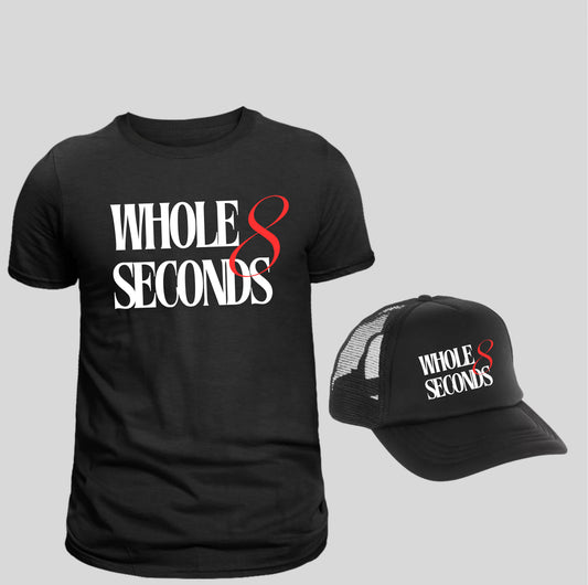Whole 8 Seconds Graphic Tee – Black Edition