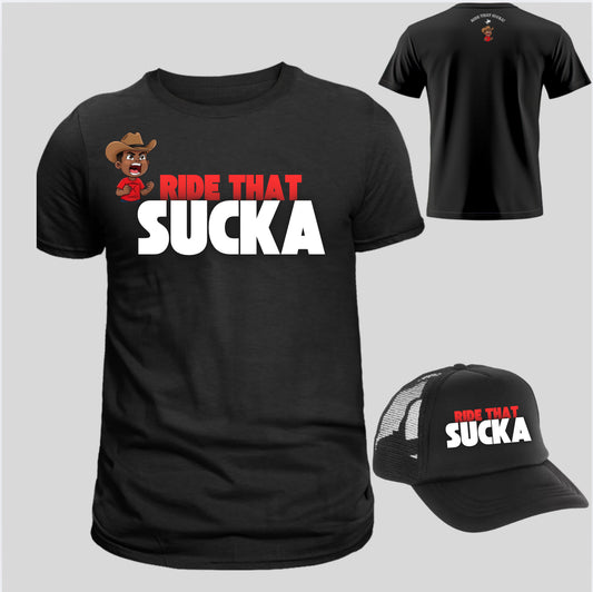 Ride That Sucka Graphic Tee – Black Edition